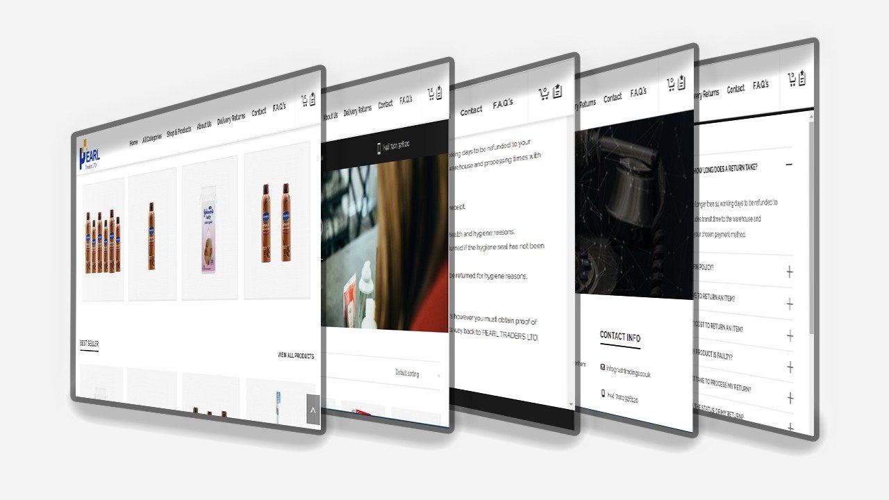 peral trader website images